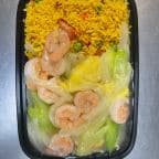 Best Shrimp Chow Mein (Combo Plate) 
(晚餐）虾炒面 in Franklin, IN