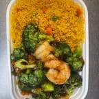 Best Shrimp with Broccoli (Combo Plate)
(晚餐)芥兰虾 in Franklin, IN